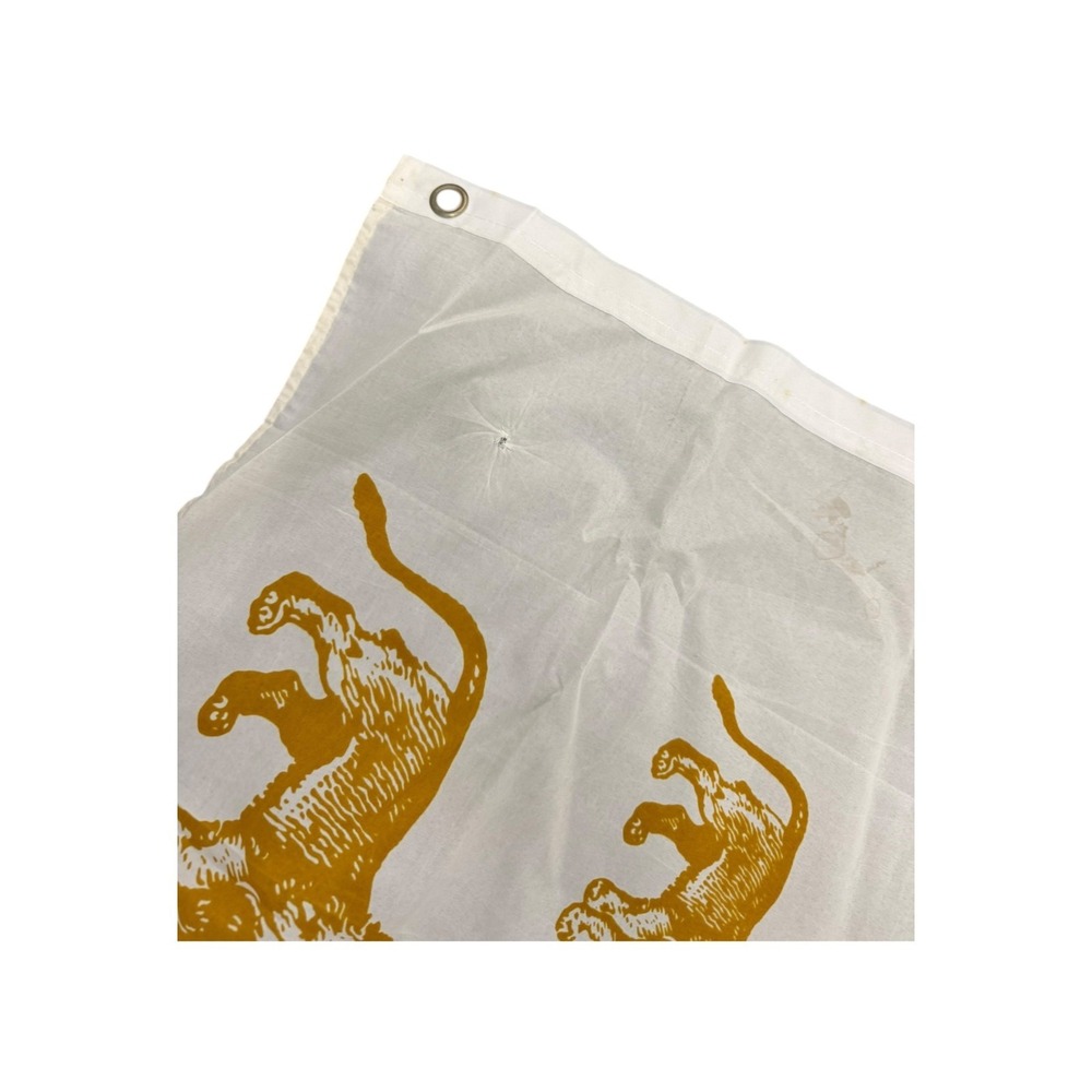 Bob Marley Flag Banner Unisex Large White Gold Good Vintage Lion King of Reggae - Picture 4 of 6